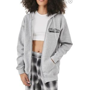 IETS FRANS - UNISEX SCRIPT ZIP HOODIE - Zip-up sweatshirt